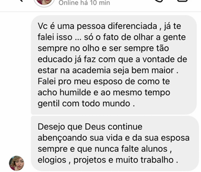 print depomentos de alunos